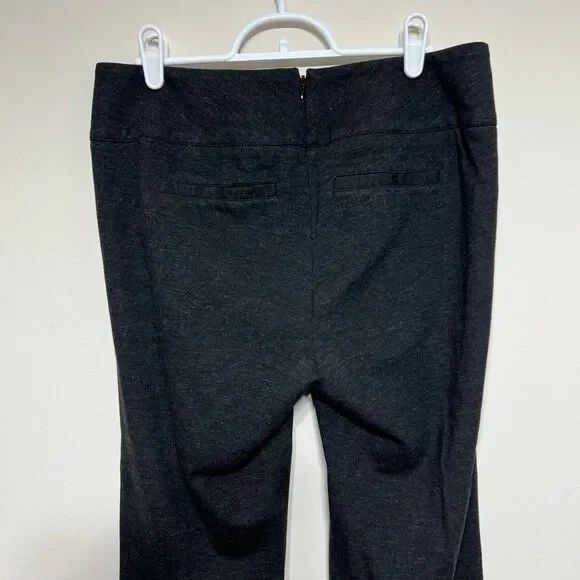 Cabi Charcoal Ponto Knit Career Wear Pants 6 Women - Picture 3 of 9
